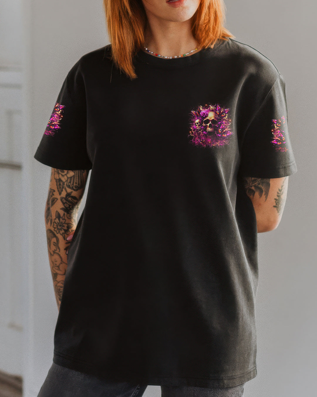 I'M NOT ANTI-SOCIAL SKULL ALL OVER PRINT - YHLT2901261