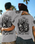TILL DEATH DO US PART COUPLE SKULL ALL OVER PRINT - TLHN0403261