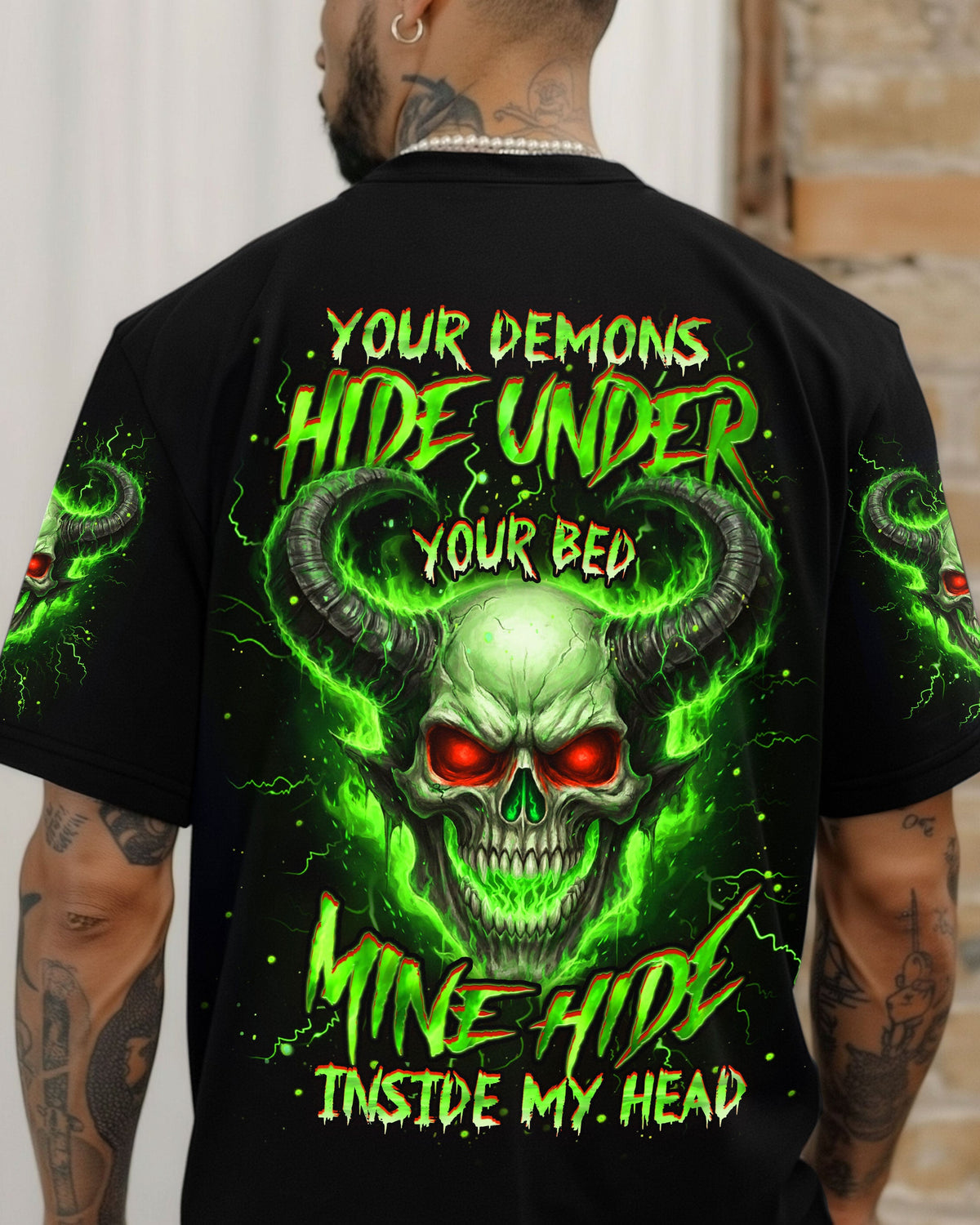 YOUR DEMONS HIDE UNDER YOUR BED ALL OVER PRINT - YHHN2601261