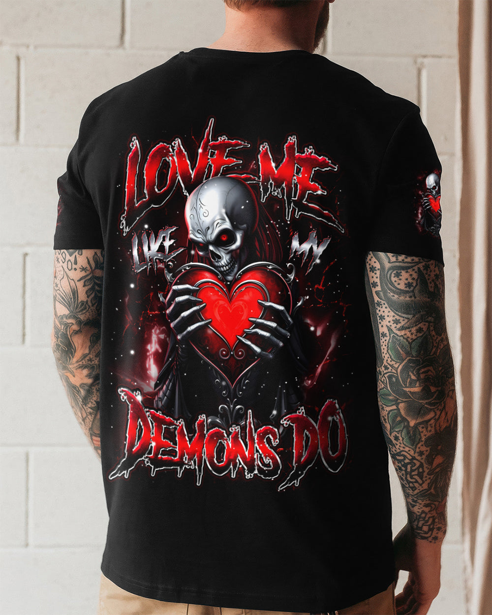 LOVE ME LIKE MY DEMONS DO ALL OVER PRINT - TYQY0302263