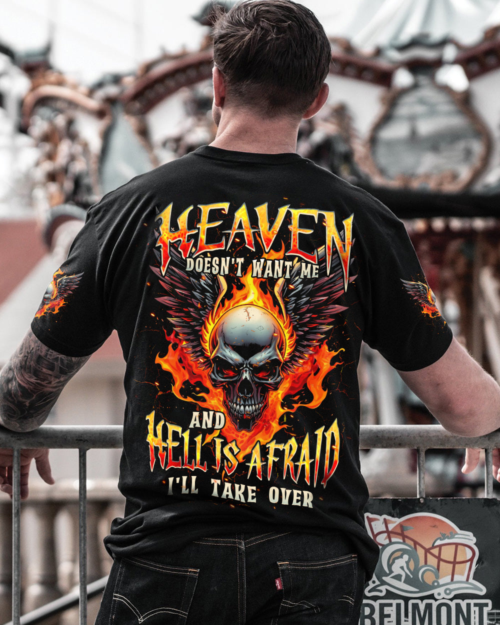 HEAVEN DON'T WANT ME ALL OVER PRINT - TYPQ0304261