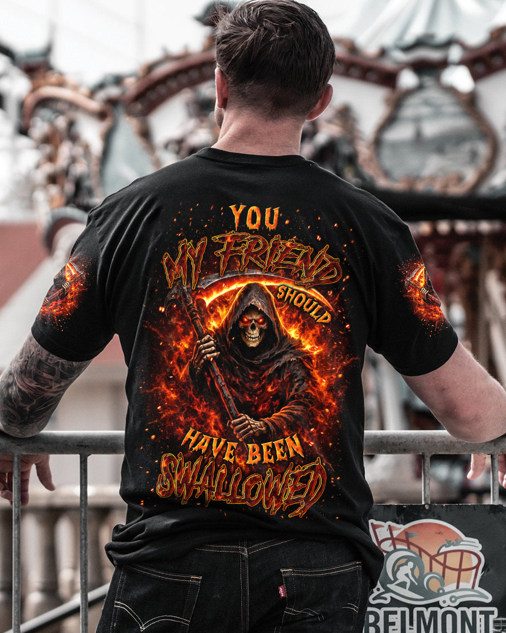 YOU MY FRIEND SHOULD HAVE BEEN SWALLOWED ALL OVER PRINT - YHLN2702262