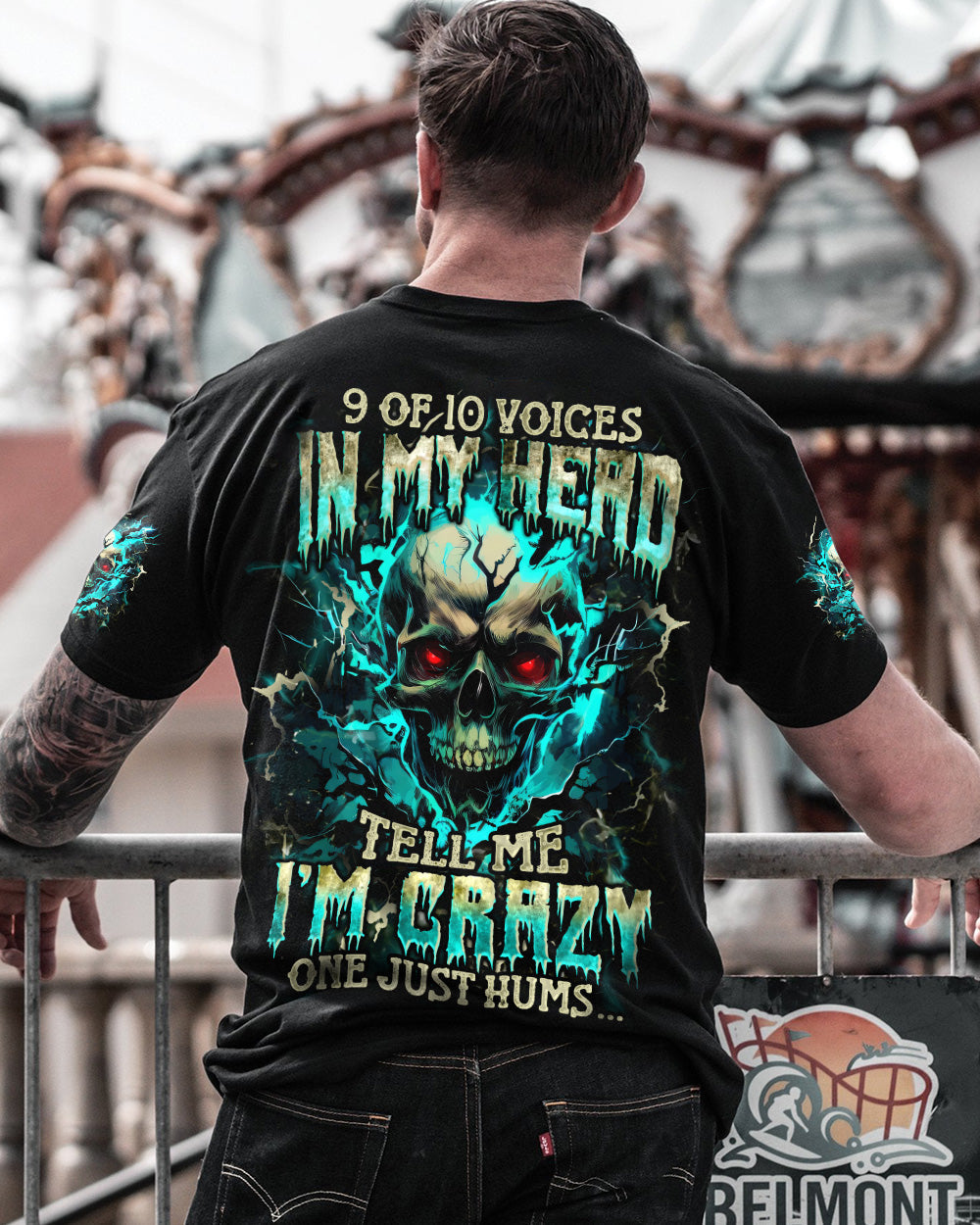 VOICES IN MY HEAD TELL ME I'M CRAZY ALL OVER PRINT - TYQY2803261