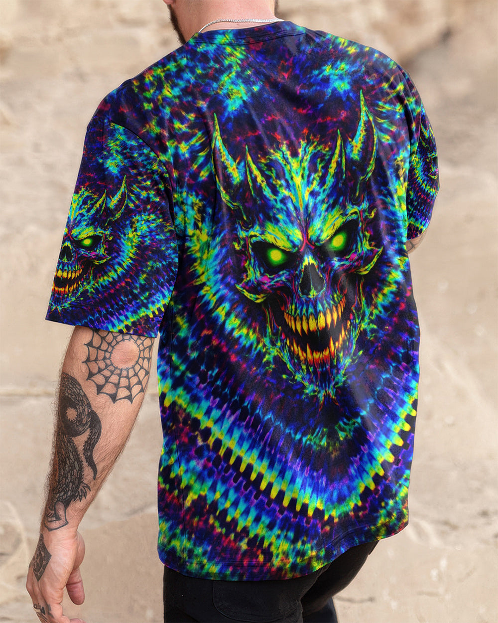 NEON ABYSS DEMON SKULL ALL OVER PRINT - YHLN2502261