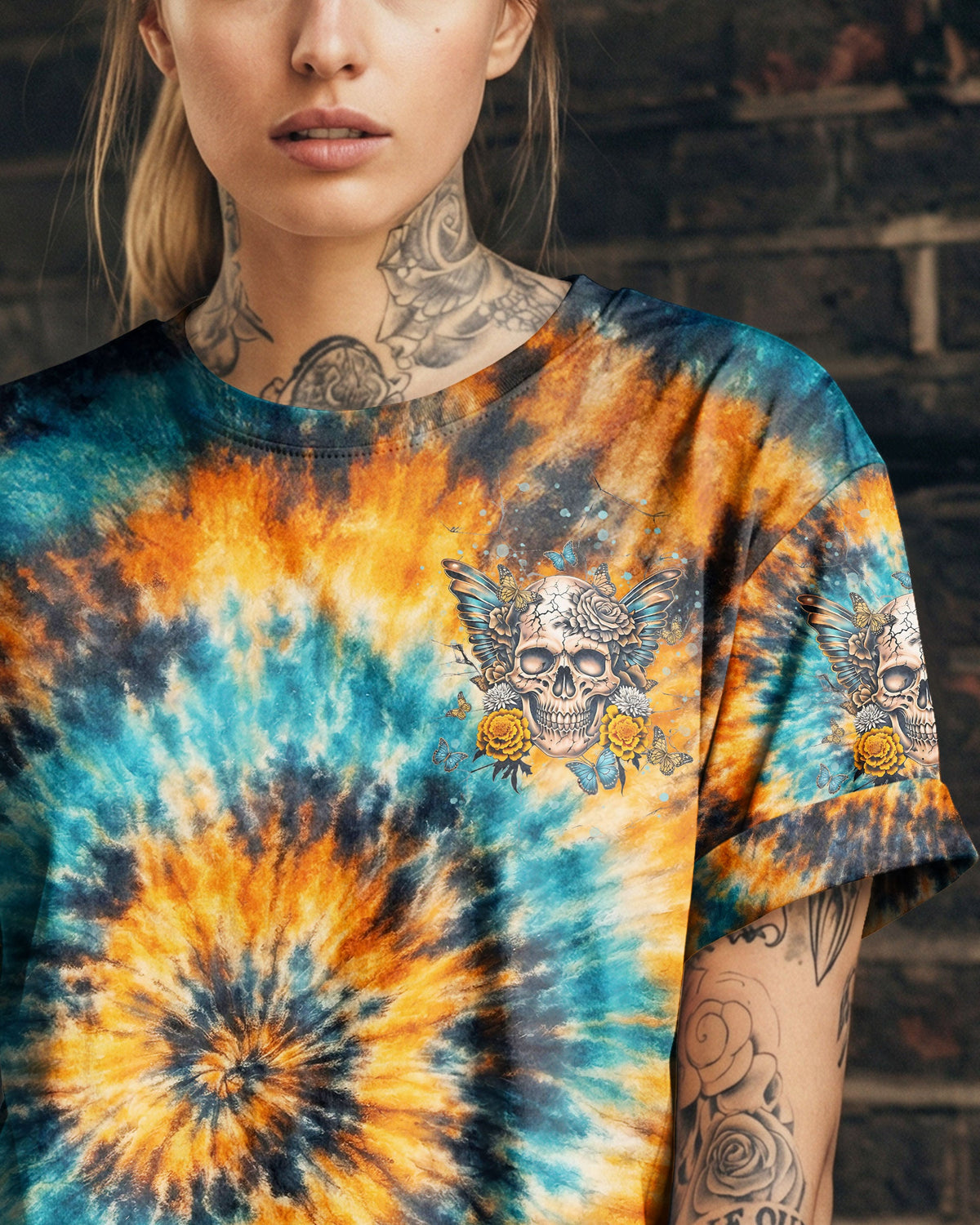 KARMA FAIRY SKULL BUTTERFLY ALL OVER PRINT - TLNT1501262
