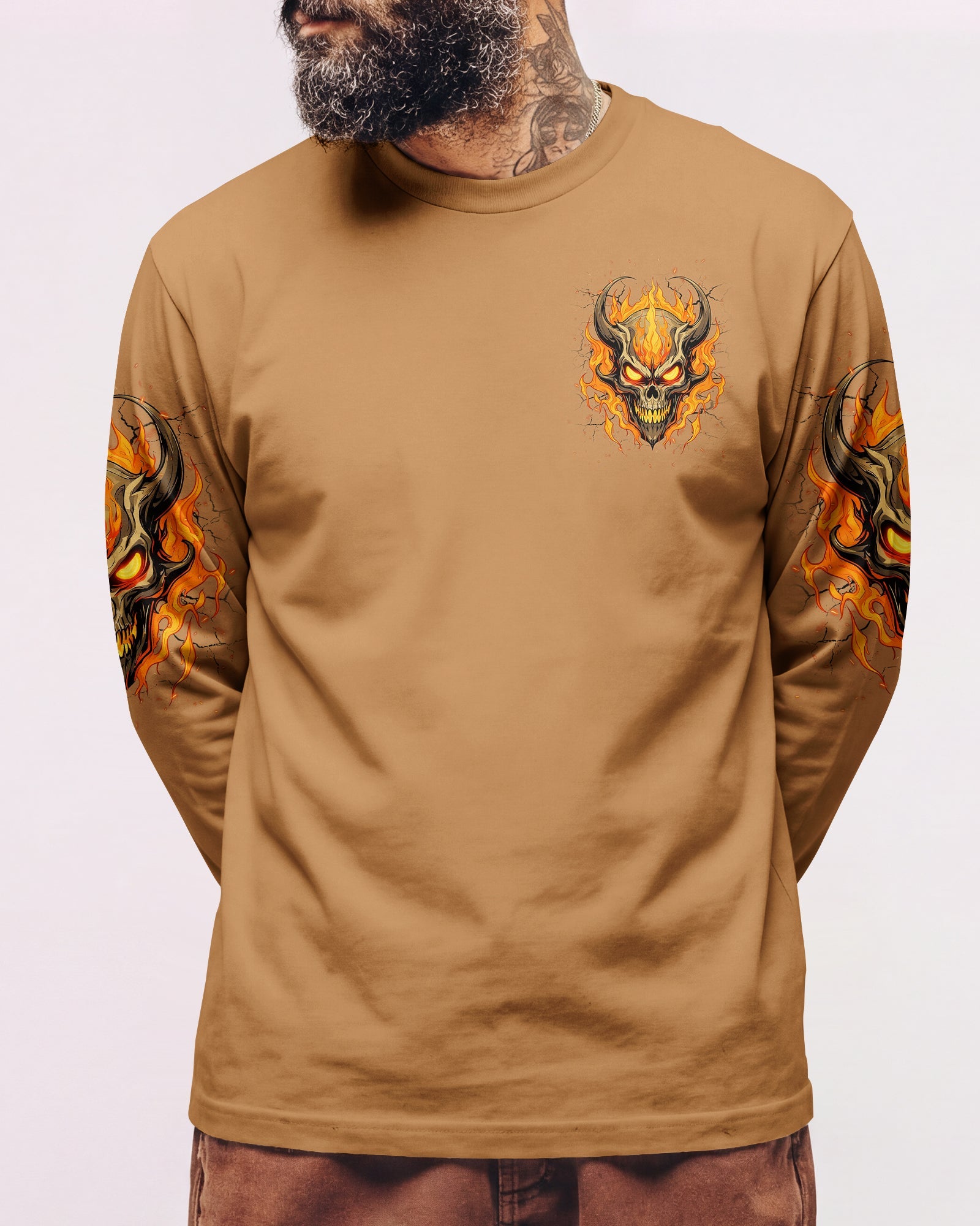 YOUR DEMONS HIDE UNDER YOUR BED SKULL DEMON ALL OVER PRINT - TLNT0603262