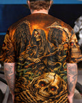 GRIM REAPER SKULL IN HELL ALL OVER PRINT  - TLHN1303262