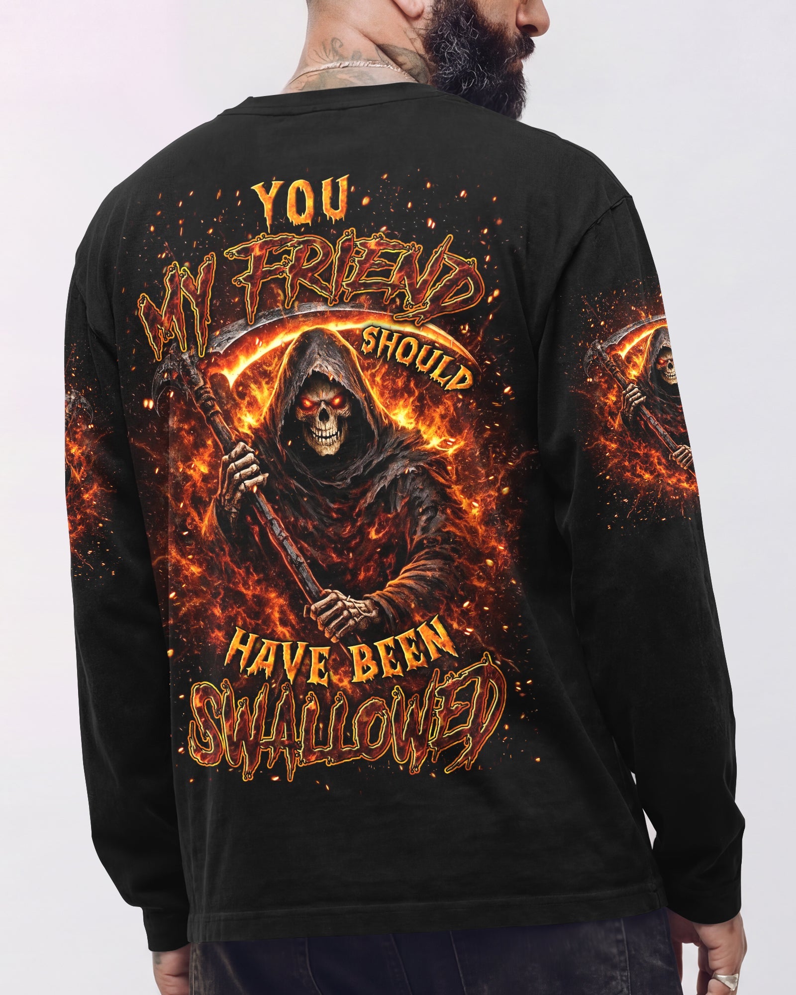 YOU MY FRIEND SHOULD HAVE BEEN SWALLOWED ALL OVER PRINT - YHLN2702262