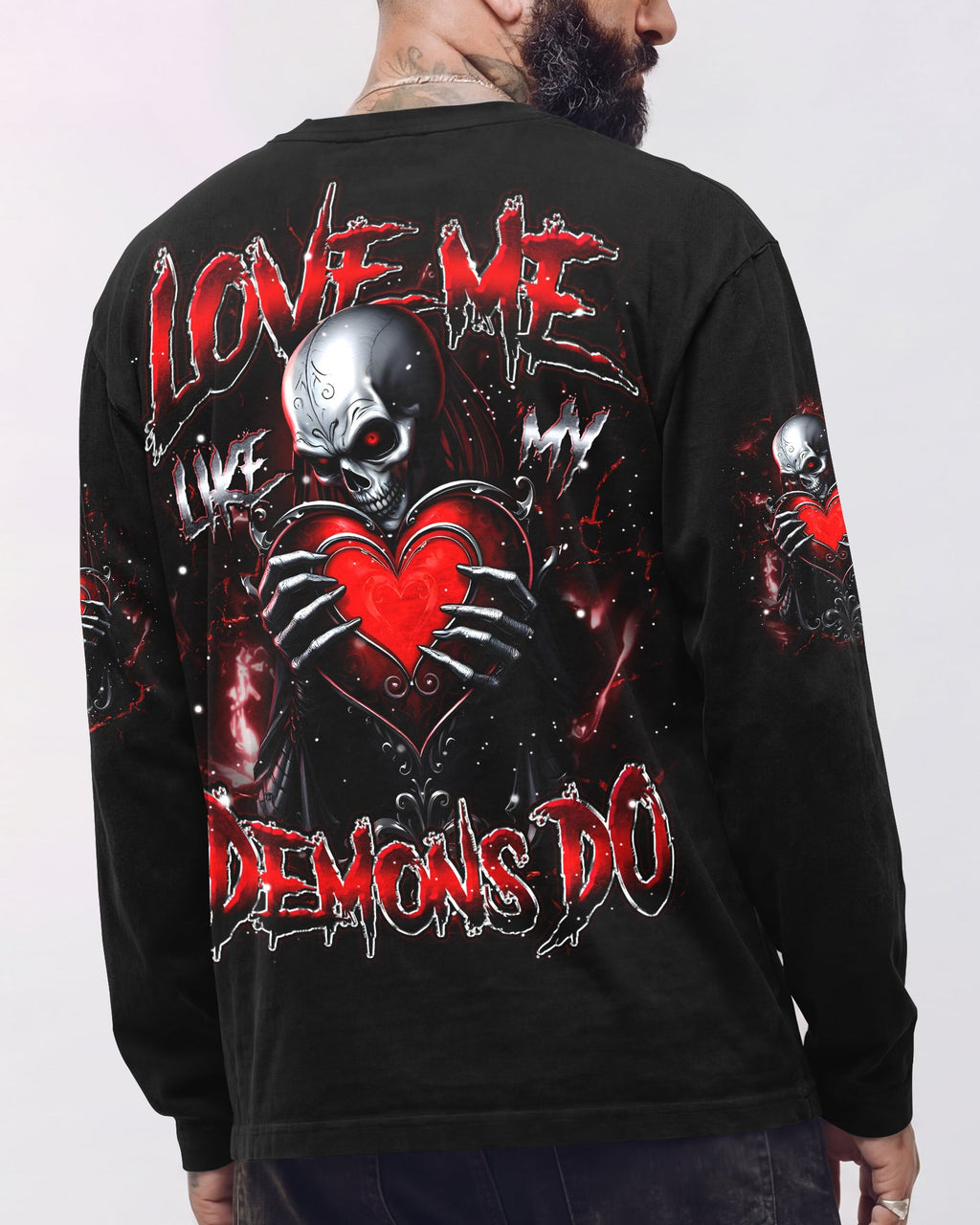 LOVE ME LIKE MY DEMONS DO ALL OVER PRINT - TYQY0302263