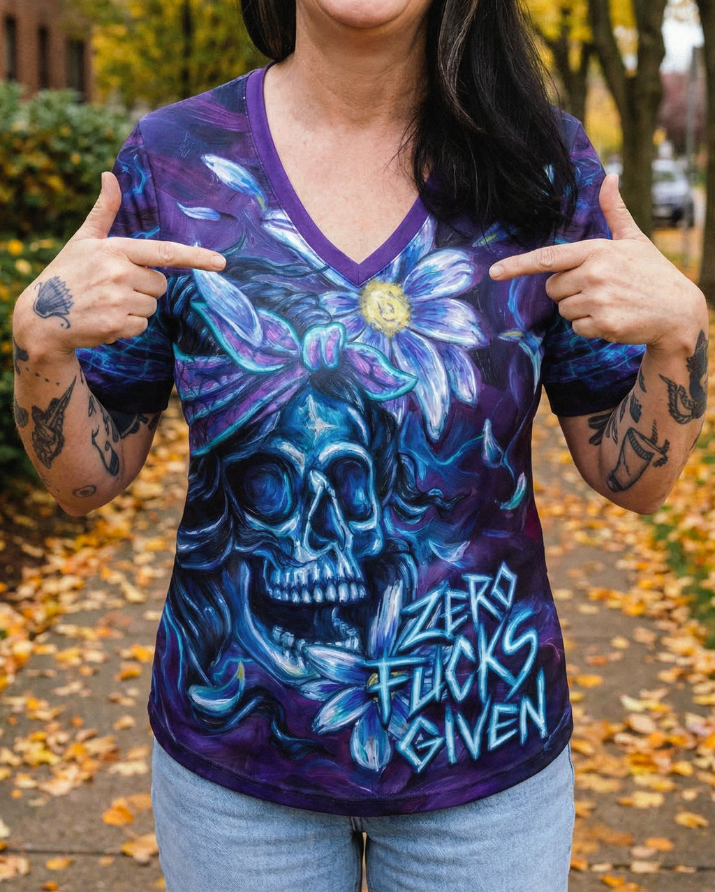 ZERO FUCKS GIVEN ALL OVER PRINT - RI1203261