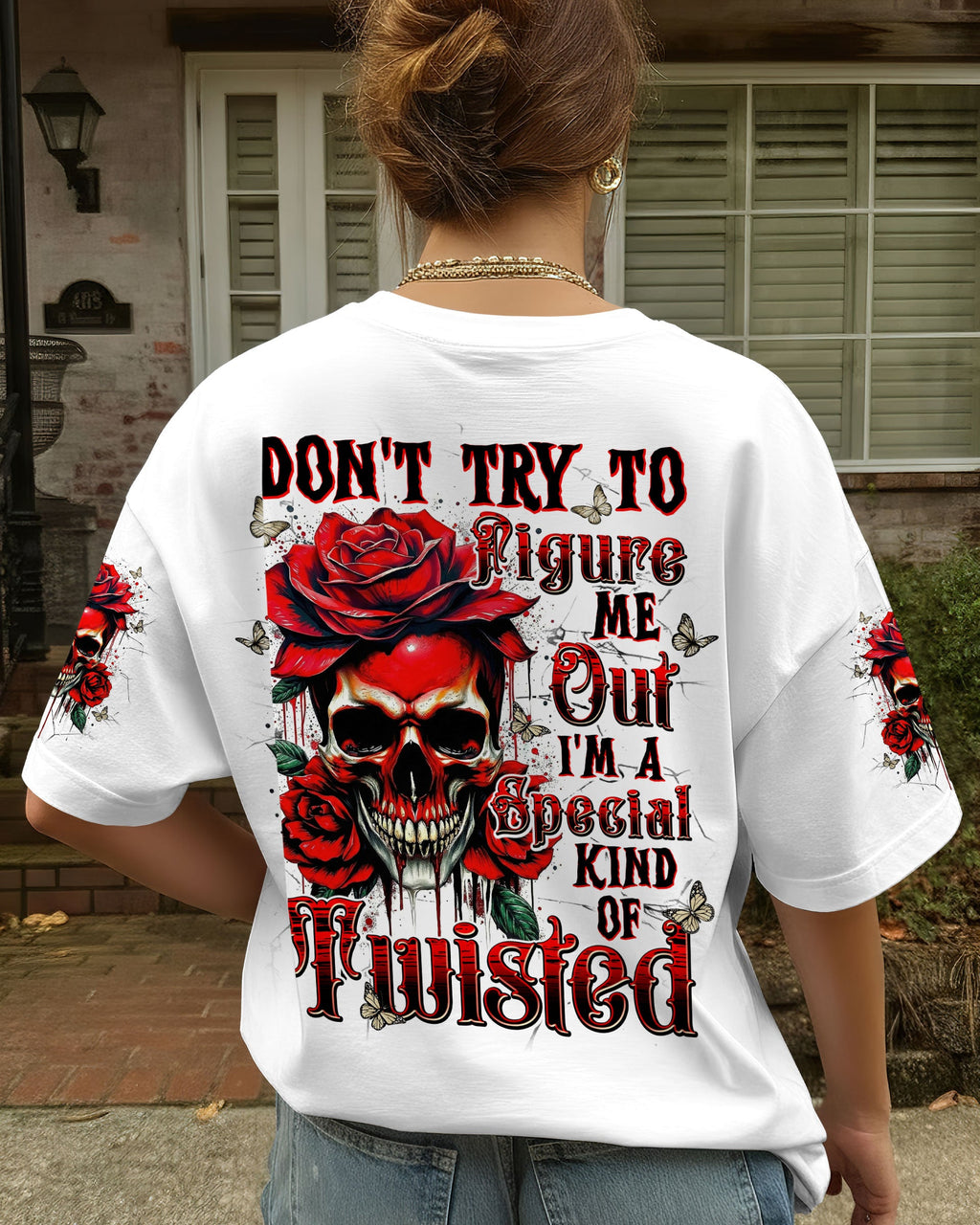 DON'T TRY TO FIGURE ME OUT REAPER SKULL ALL OVER PRINT - TLNT0502263