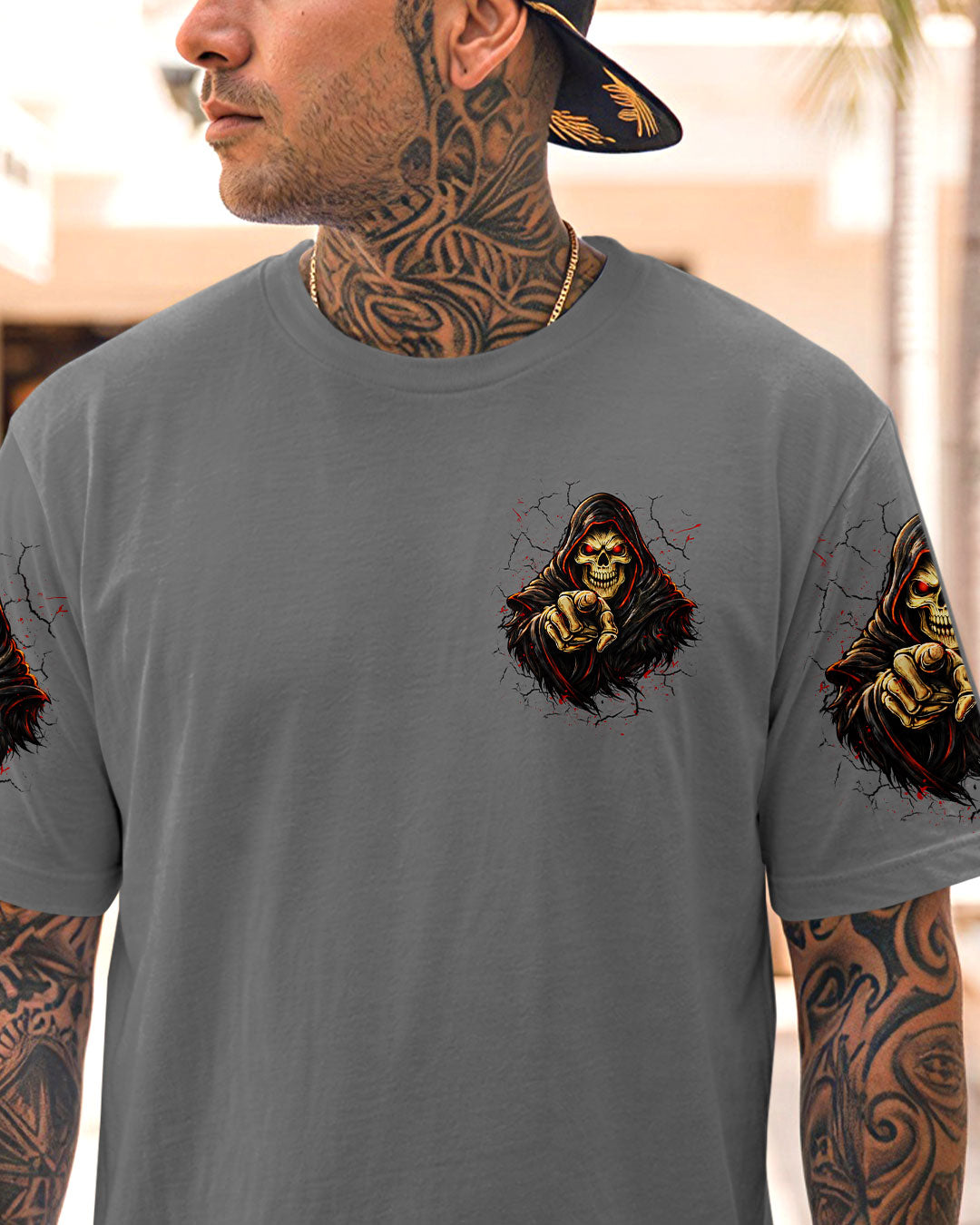 I AM WHO I AM SKULL REAPER ALL OVER PRINT - TLHN2603263