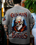 I'M A SIMPLE OLD MAN SKULL ALL OVER PRINT - TLNT1604264