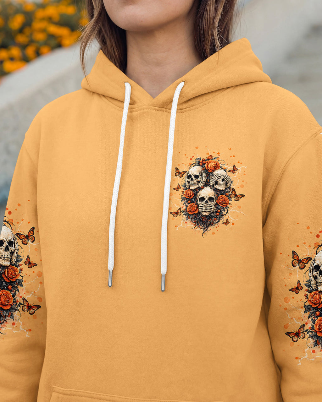 STUCK BETWEEN IDK IDC AND IDGAF SKULL ALL OVER PRINT   - TLNT3103262