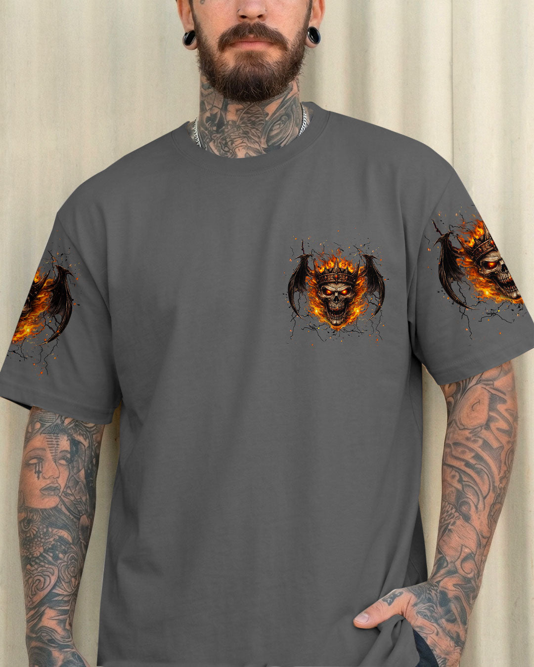 YES I'M A NICE PERSON SKULL WINGS ALL OVER PRINT - TLHN2703262