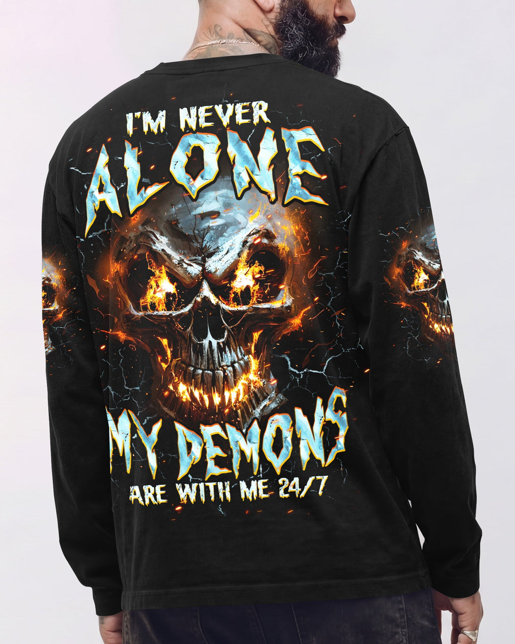 I'M NEVER ALONE MY DEMONS ALL OVER PRINT - TYPQ2104263