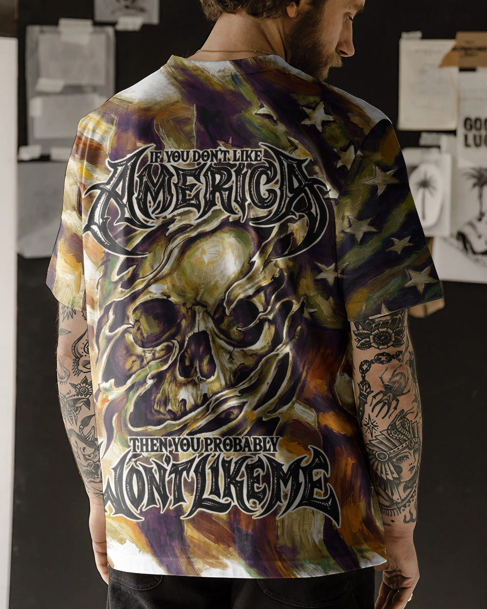 CAMO REAPER SKULL ALL OVER PRINT - RI1803261