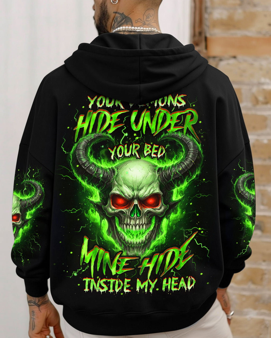 YOUR DEMONS HIDE UNDER YOUR BED ALL OVER PRINT - YHHN2601261