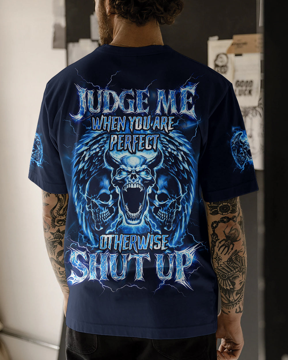 JUDGE ME WHEN YOU ARE PERFECT ALL OVER PRINT - TYQY2205263