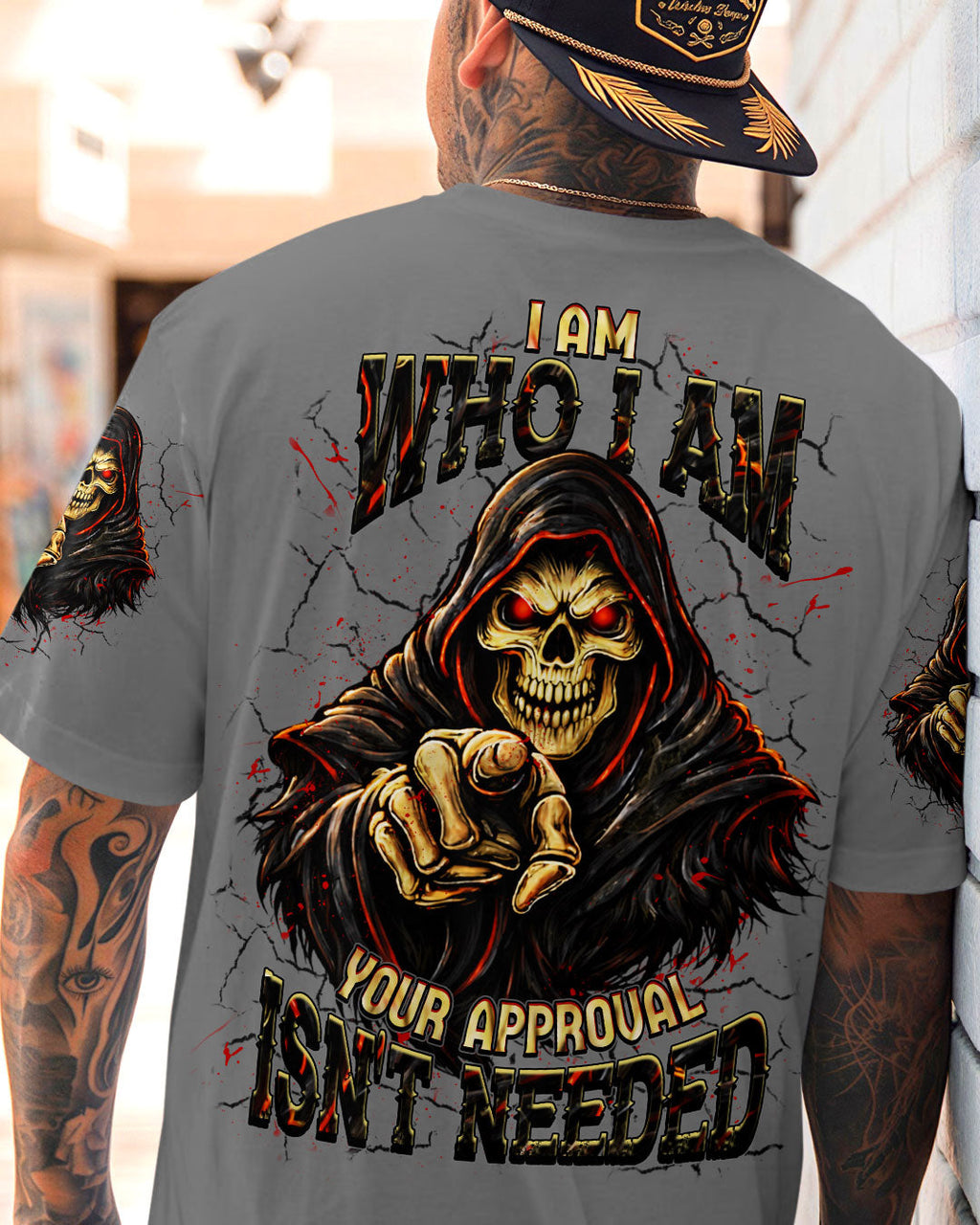 I AM WHO I AM SKULL REAPER ALL OVER PRINT - TLHN2603263