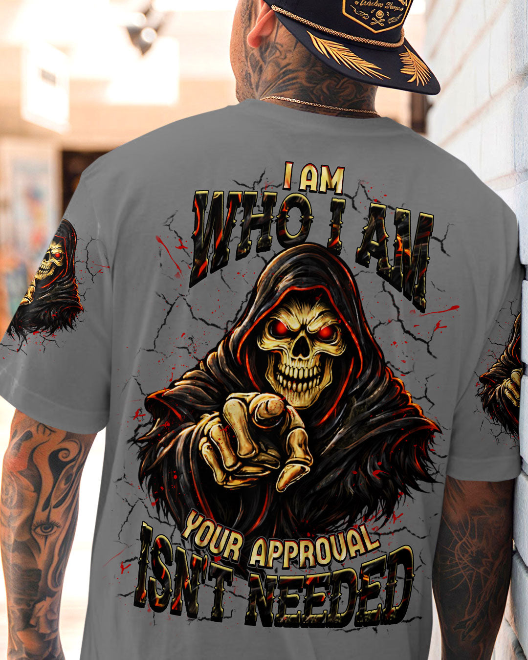 I AM WHO I AM SKULL REAPER ALL OVER PRINT - TLHN2603263