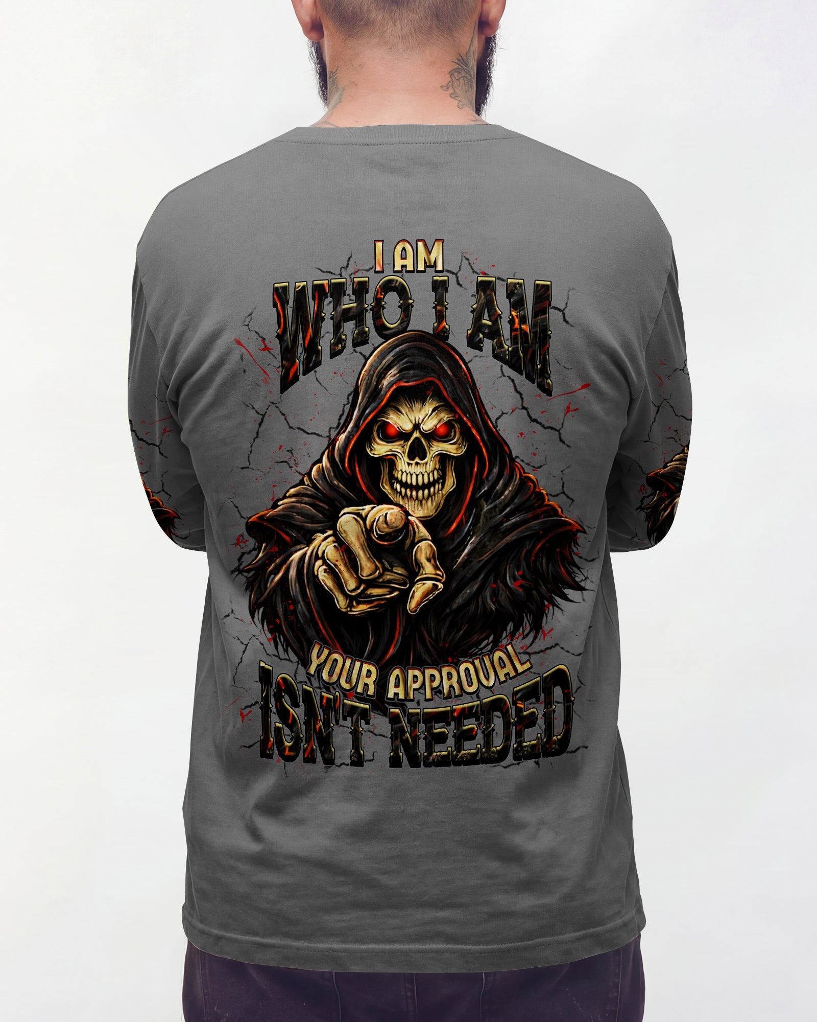 I AM WHO I AM SKULL REAPER ALL OVER PRINT - TLHN2603263