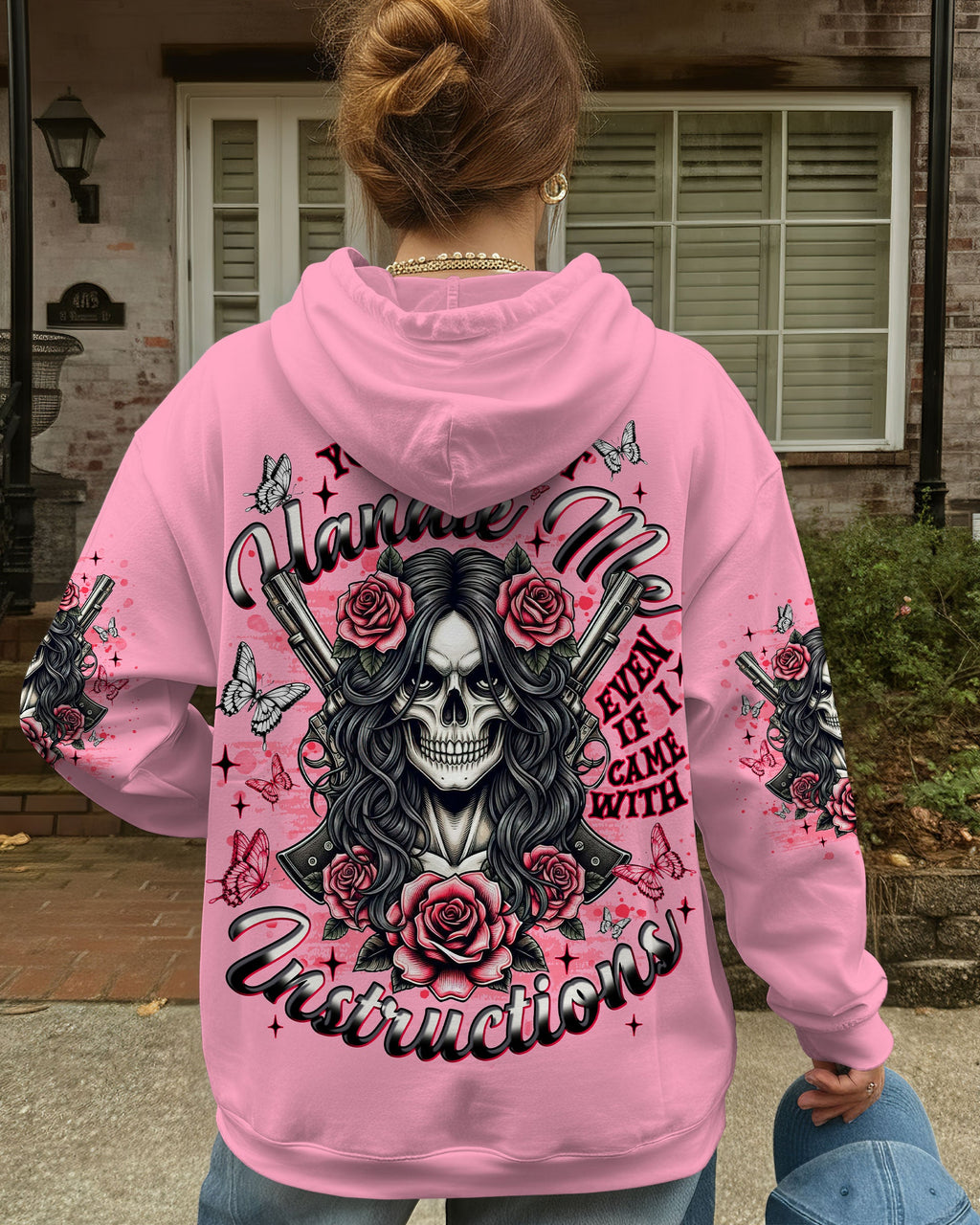 YOU COULDN'T HANDLE ME SKULL LADY  ALL OVER PRINT  - TLNT1201261
