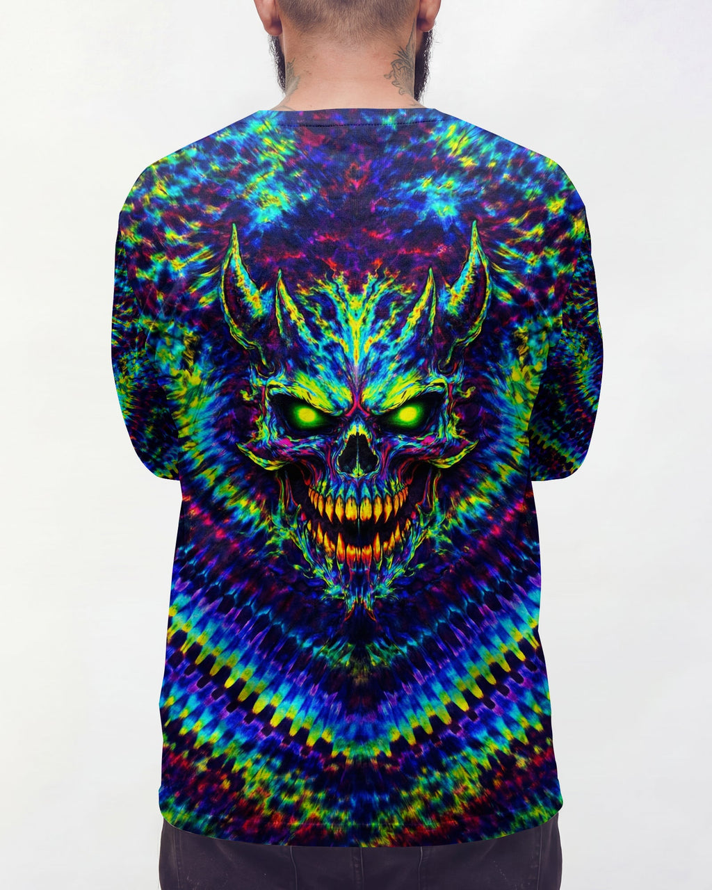 NEON ABYSS DEMON SKULL ALL OVER PRINT - YHLN2502261