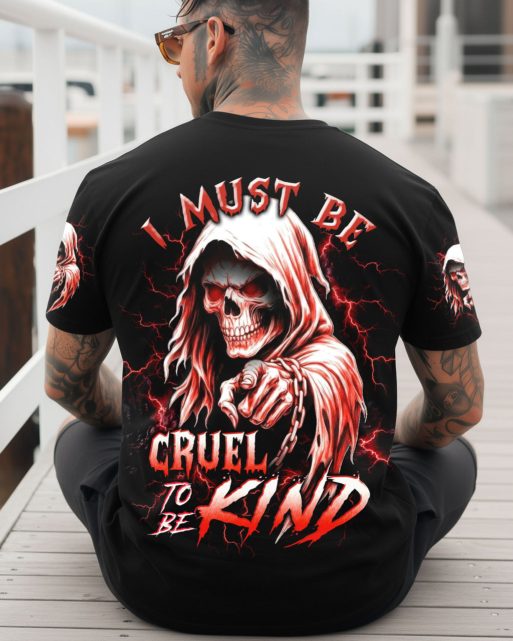 I MUST BE CRUEL TO BE KIND SKULL REAPER  ALL OVER PRINT - TLTW0801262