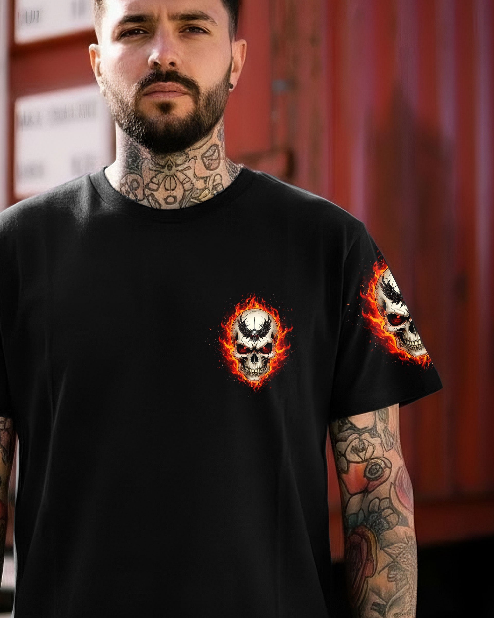 DO NOT TRY TO PLAY CRAZY WITH ME  MADLY SKULL ALL OVER PRINT - TLTW1601261