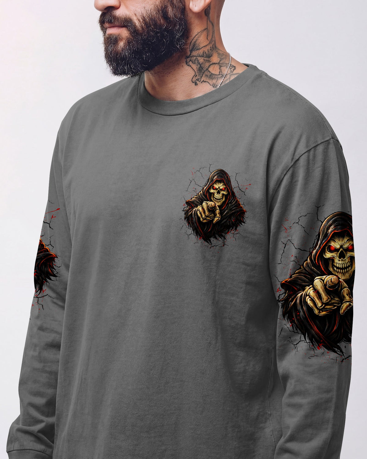 I AM WHO I AM SKULL REAPER ALL OVER PRINT - TLHN2603263