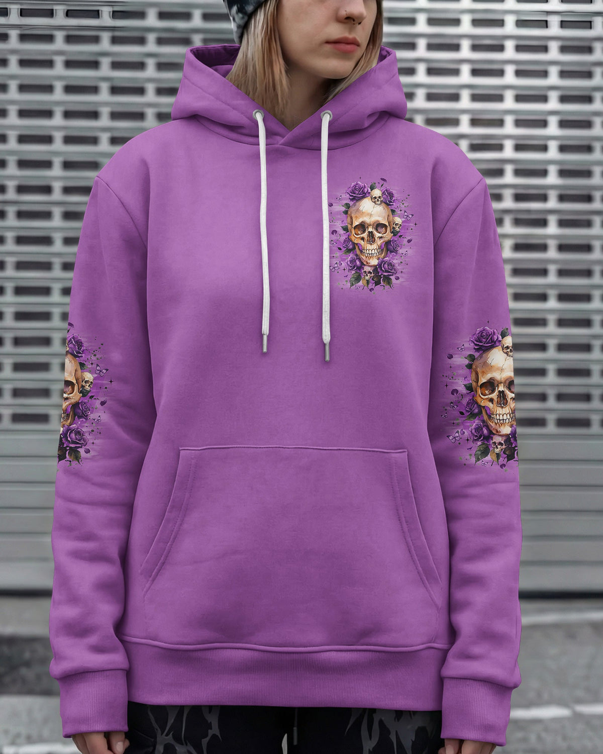 THE GOOD GIRL IN ME SKULL ROSES ALL OVER PRINT - TYQY0804261