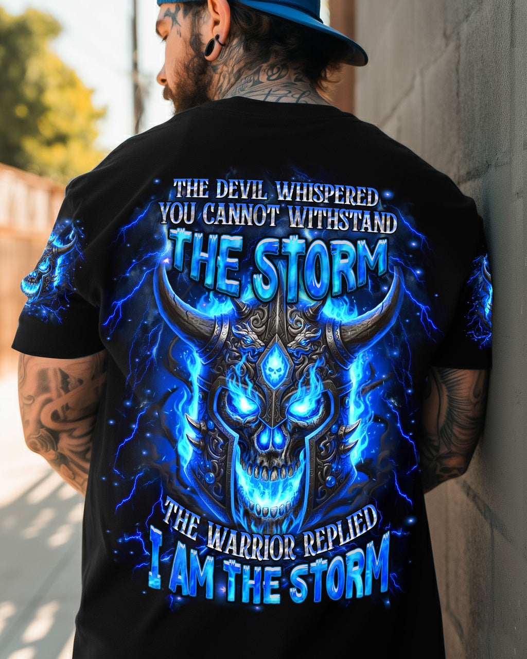 I AM THE STORM SKULL WARRIOR ALL OVER PRINT - YHHN1501261
