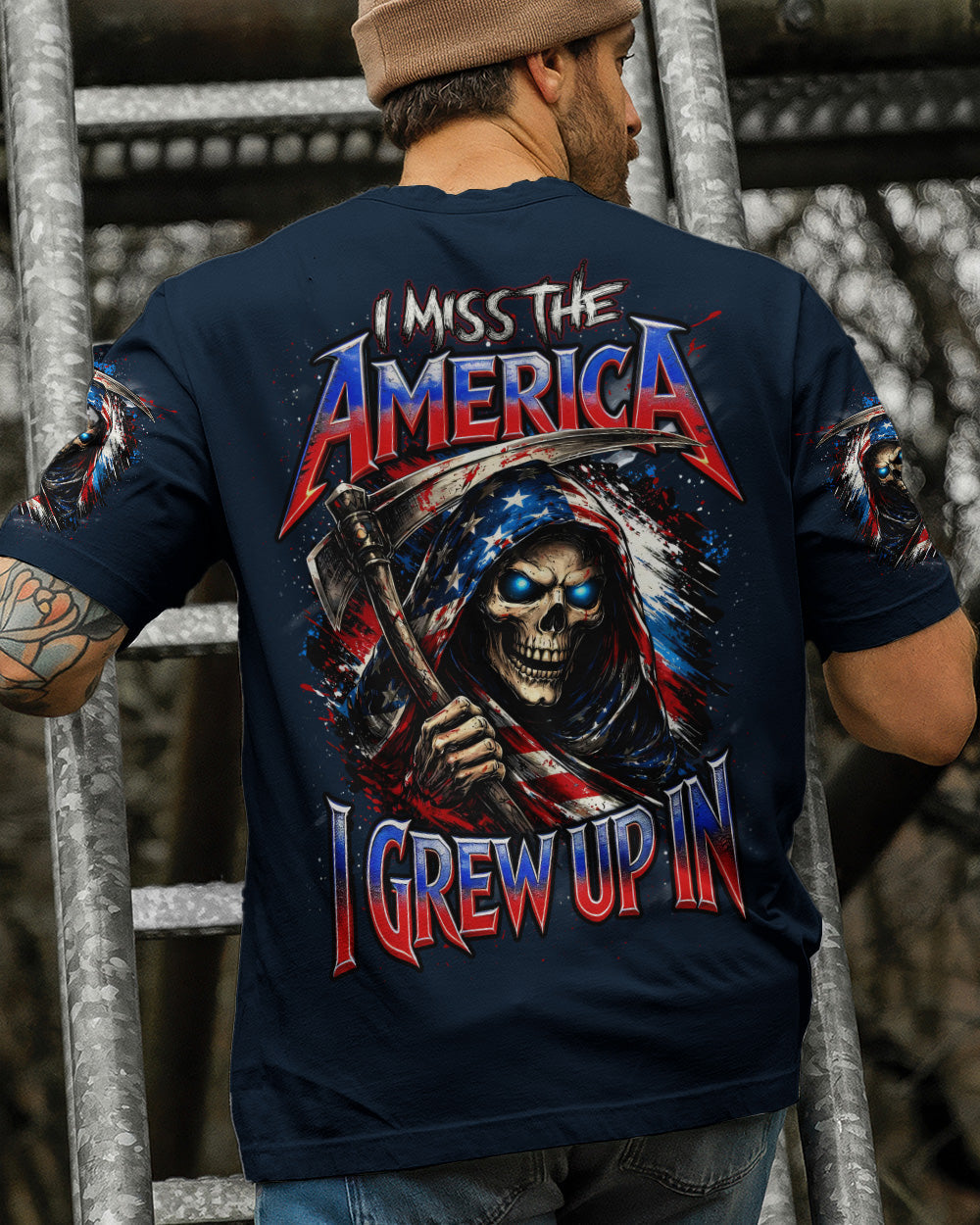 I MISS THE AMERICA I GREW UP IN REAPER ALL OVER PRINT - TYQY0904262