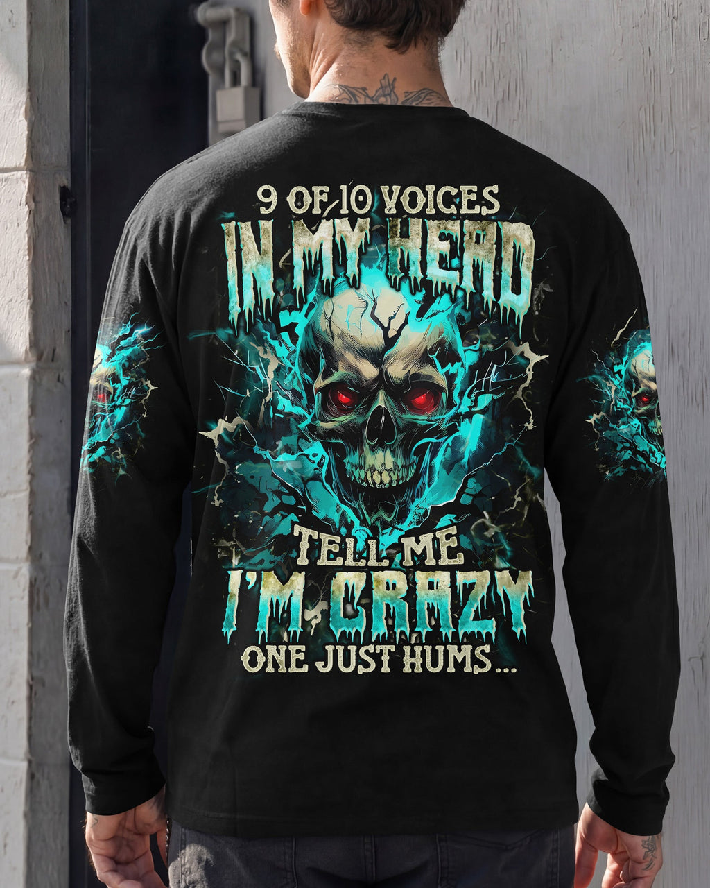 VOICES IN MY HEAD TELL ME I'M CRAZY ALL OVER PRINT - TYQY2803261