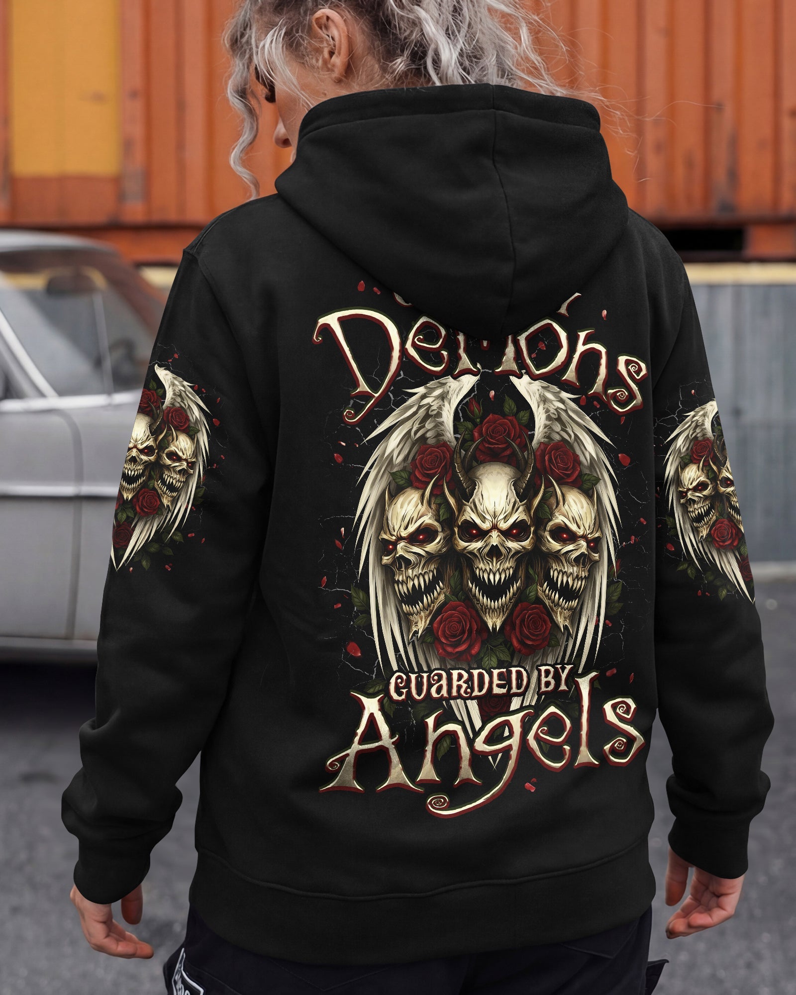 CHASED BY DEMONS GUARDED BY ANGELS ALL OVER PRINT - TYPQ1002263