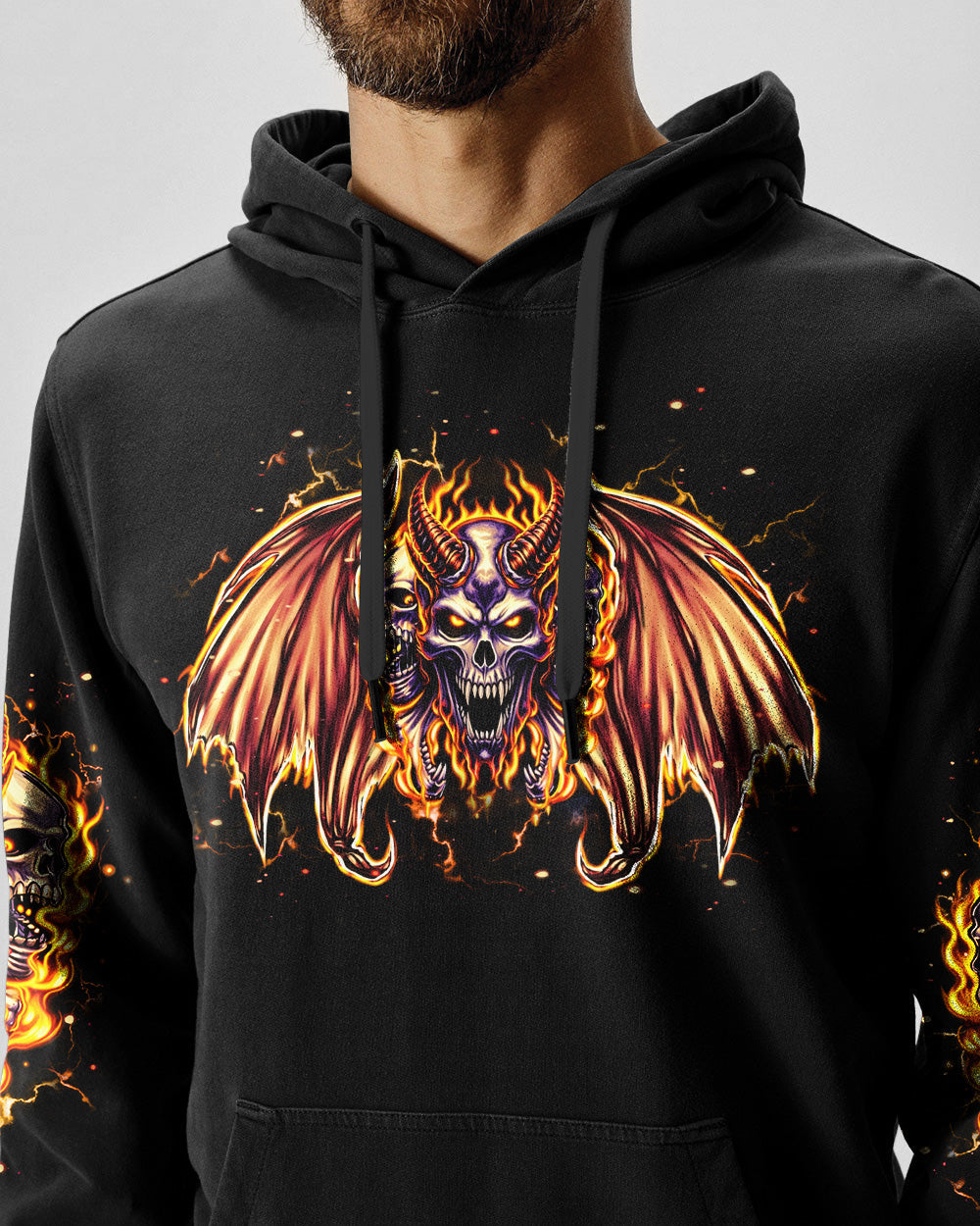 I'M NEVER ALONE MY DEMONS ARE WITH ME 24/7 ALL OVER PRINT  - TLHN1103263