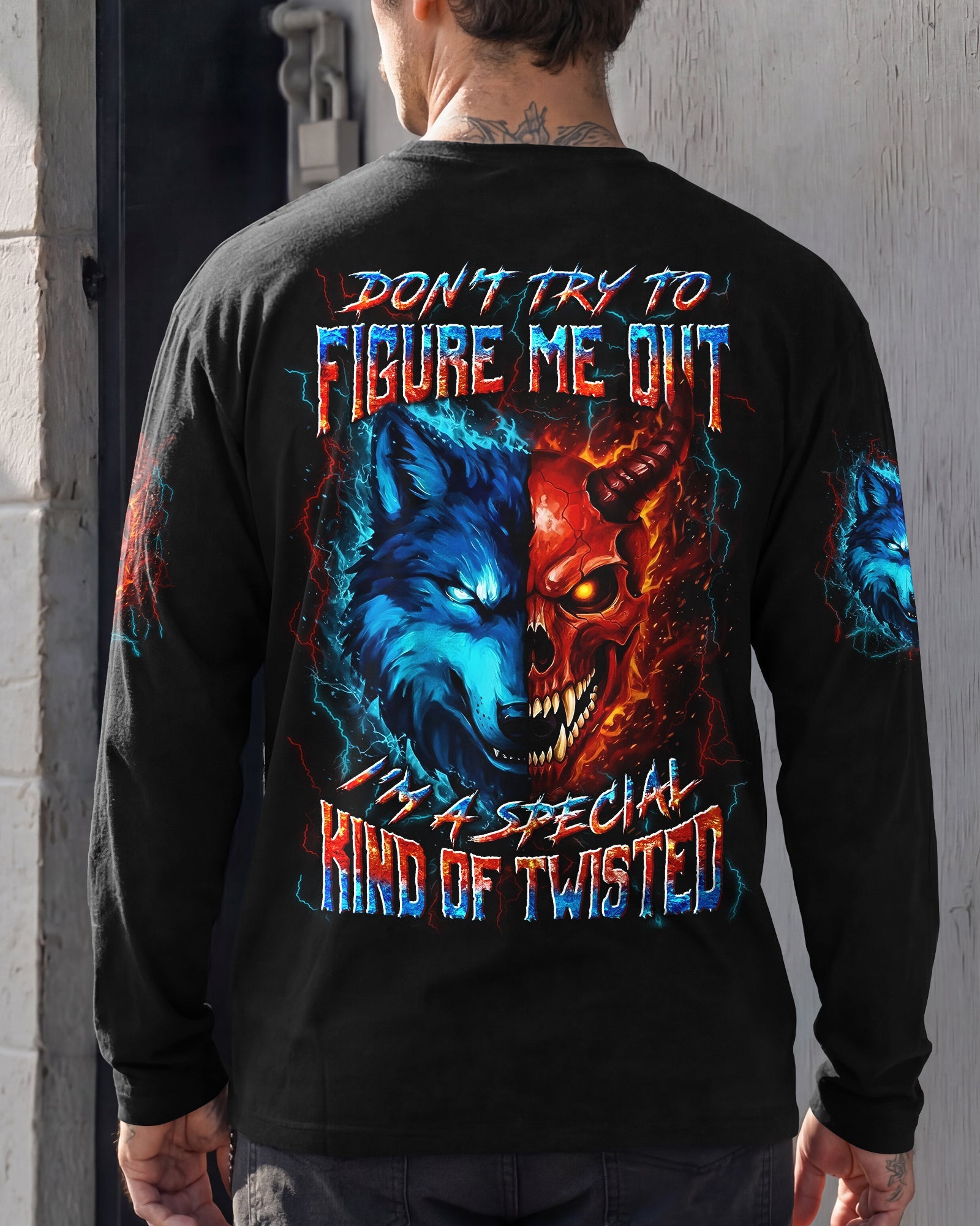 DON'T TRY TO FIGURE ME OUT ALL OVER PRINT - YHLN2701261