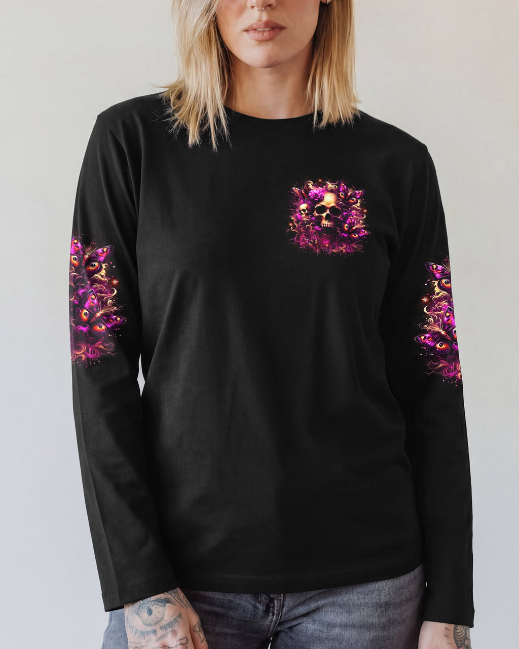 I'M NOT ANTI-SOCIAL SKULL ALL OVER PRINT - YHLT2901261
