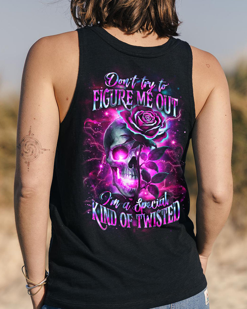 DON'T TRY TO FIGURE ME OUT ALL OVER PRINT - YHLT2601261