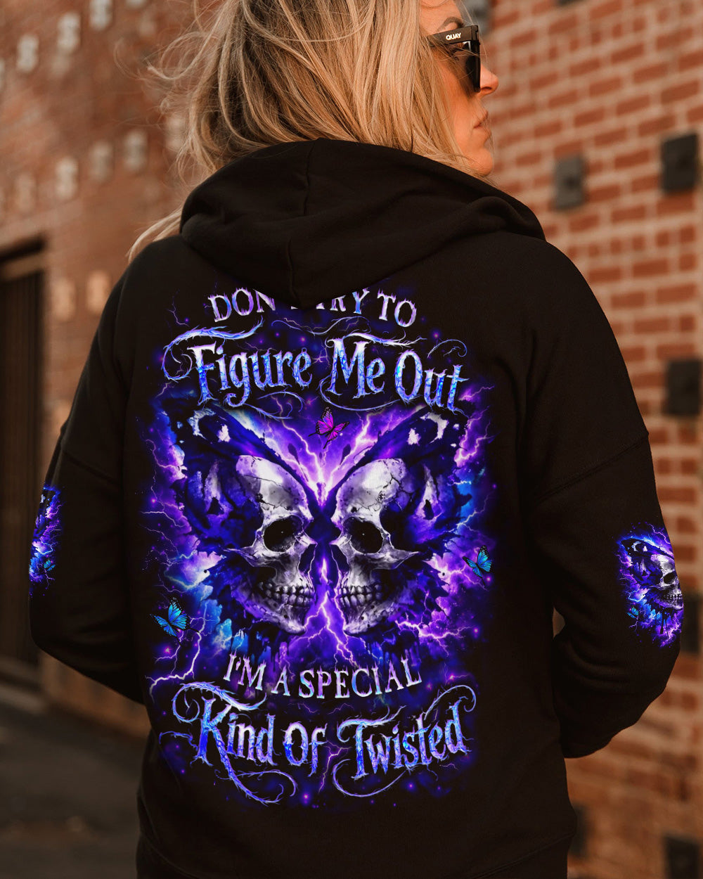 DON'T TRY TO FIGURE ME OUT SKULL ALL OVER PRINT - YHLT2302261