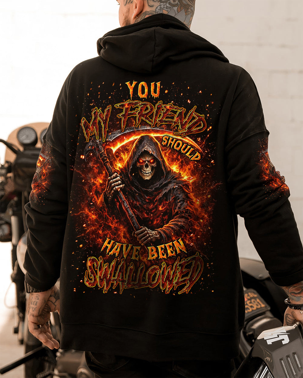 YOU MY FRIEND SHOULD HAVE BEEN SWALLOWED ALL OVER PRINT - YHLN2702262