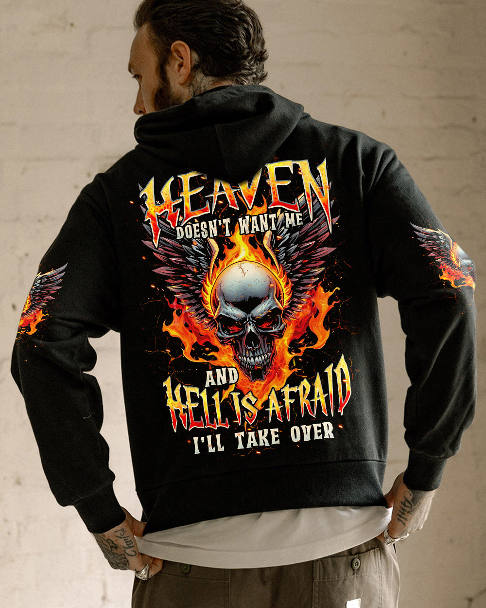 HEAVEN DON'T WANT ME ALL OVER PRINT - TYPQ0304261