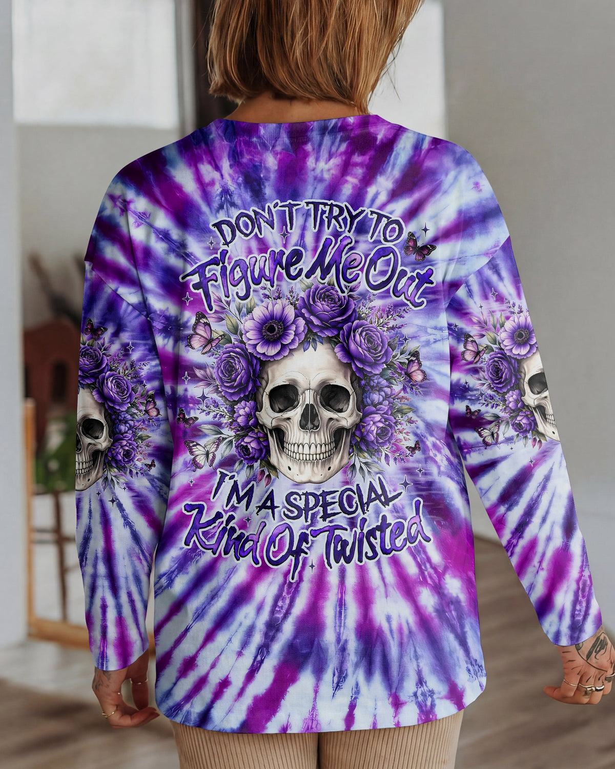 DON'T TRY TO FIGURE ME OUT ALL OVER PRINT - TYQY0506261
