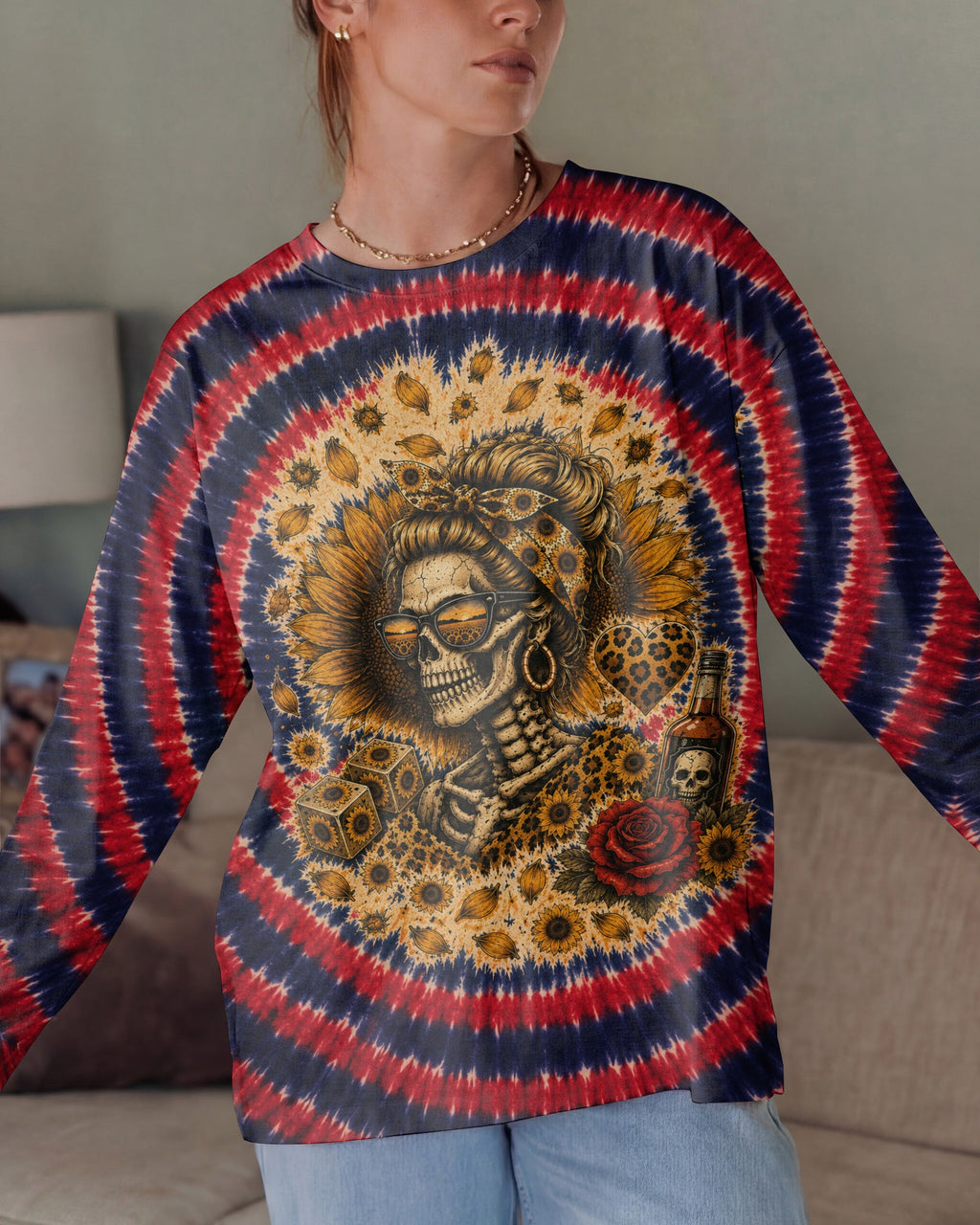 SHE IS SUNSHINE HURRICANE SWIRL ALL OVER PRINT - KMTM0207261