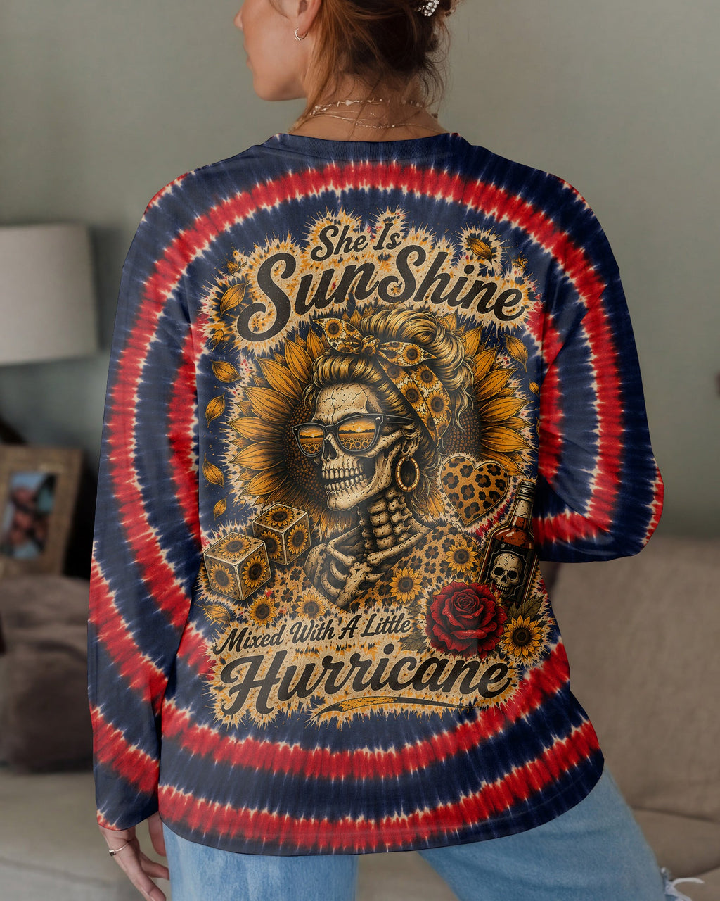 SHE IS SUNSHINE HURRICANE SWIRL ALL OVER PRINT - KMTM0207261