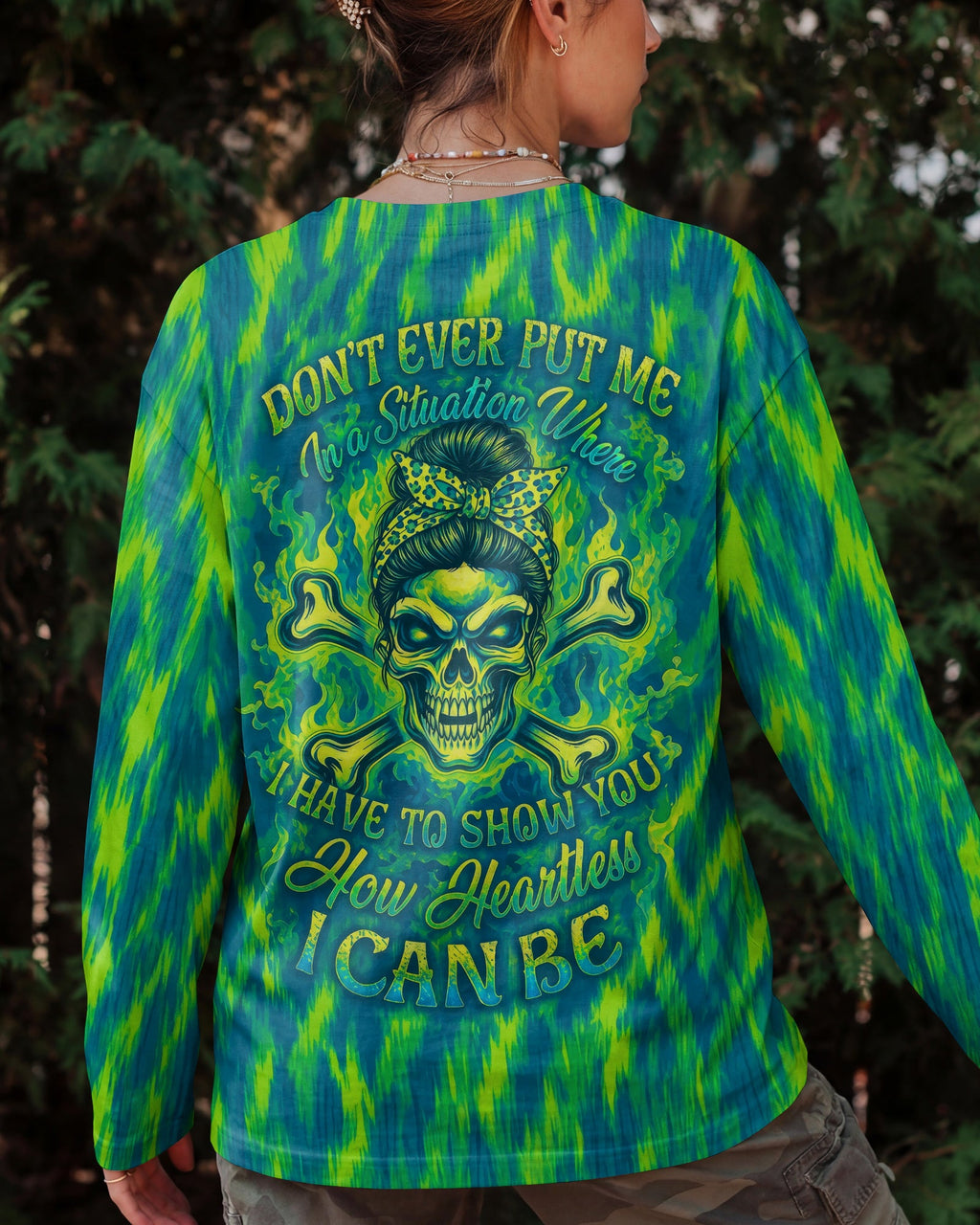 HOW HEARTLESS I CAN BE SKULL ALL OVER PRINT - RI0307261