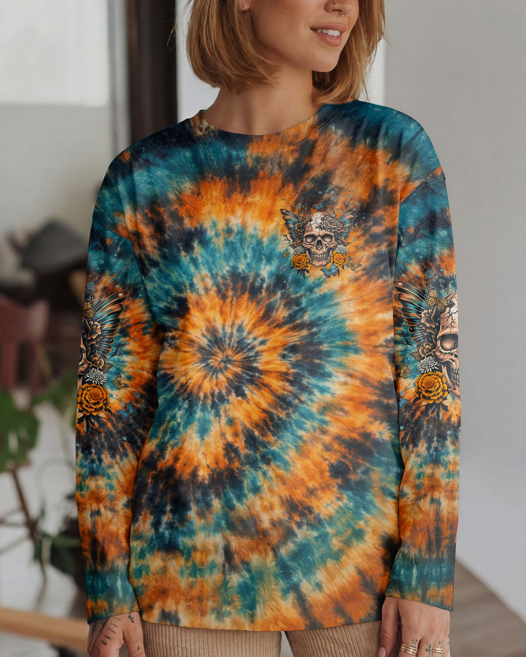 KARMA FAIRY SKULL BUTTERFLY ALL OVER PRINT - TLNT1501262