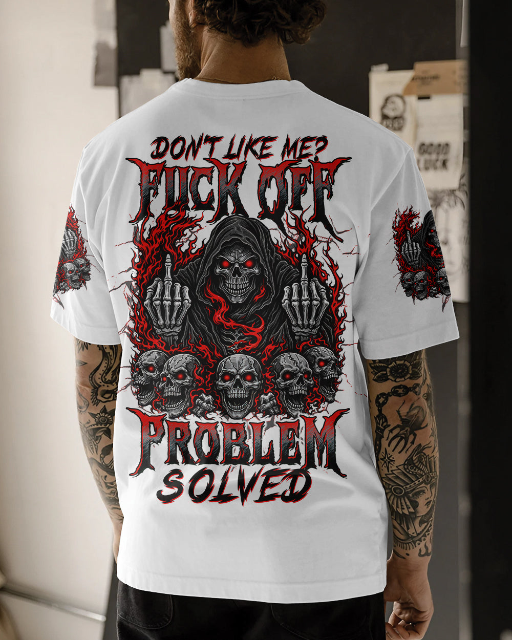 DON'T LIKE ME F OFF PROBLEM SOLVED ALL OVER PRINT - TLTW3003261