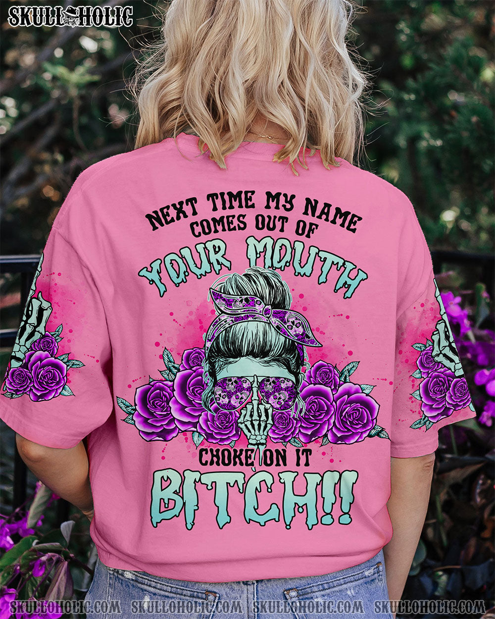 NEXT TIME MY NAME COMES OUT MESSY BUN ALL OVER PRINT - TLNO2104232